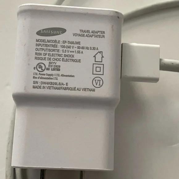 Samsung Travel Adopter Fast Charger + Charging Cable Lot of 3 - Picture 3 of 8